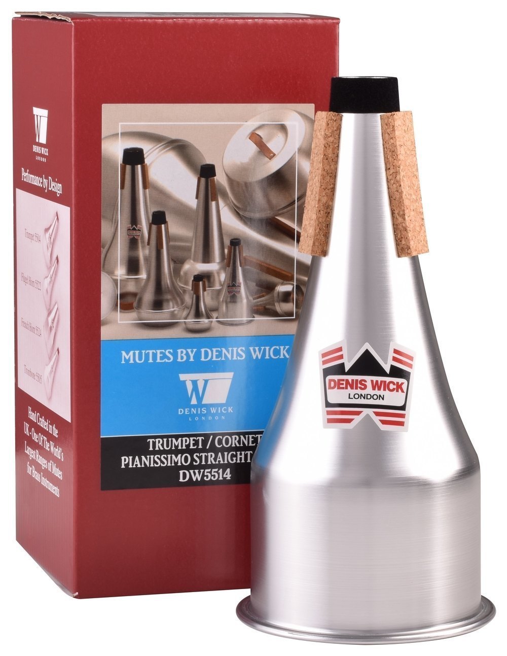 Denis Wick 5514 pianissimo straight-demper til trompet