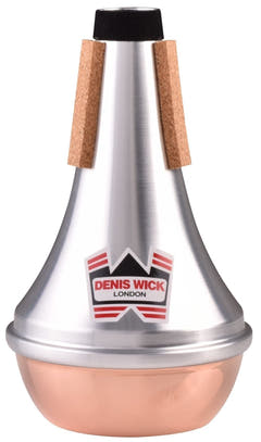 Denis Wick 5504C straight-demper til trompet, bunn i kobber