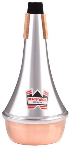 Denis Wick 5505C straight-demper til basun, bunn i kobber
