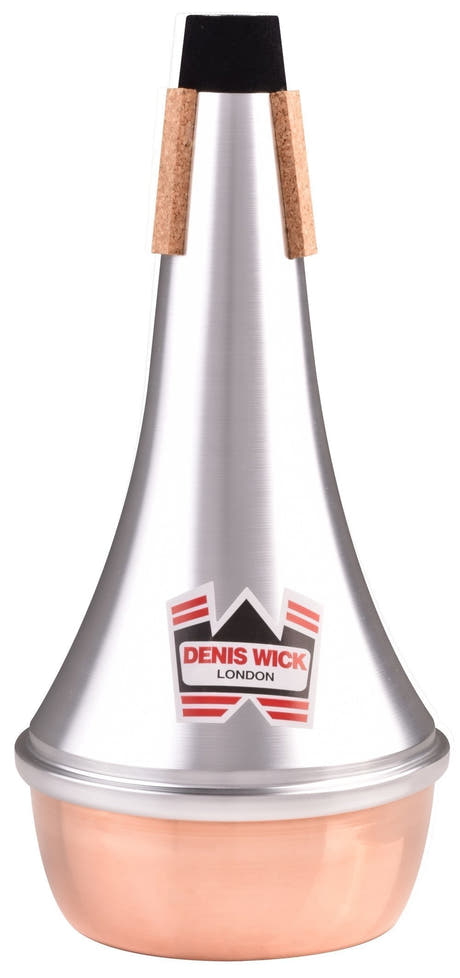 Denis Wick 5505C straight-demper til basun, bunn i kobber