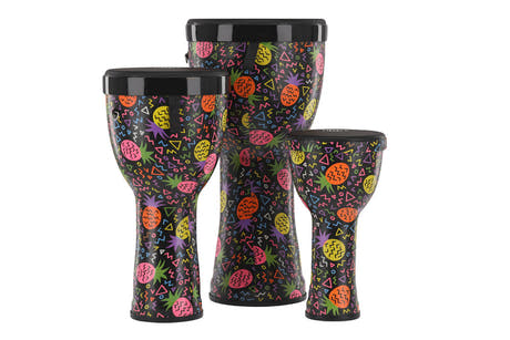GEWA Liberty Series Nestable djembe-sett 8", 10" og 12", Pineapple