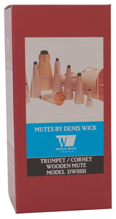 Denis Wick 5551 straight-demper i tre til trompet