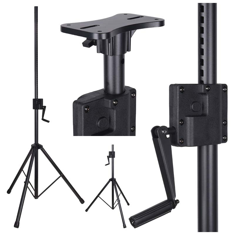 Wind-Up Høyttalerstativ 130-210cm (70 kg)