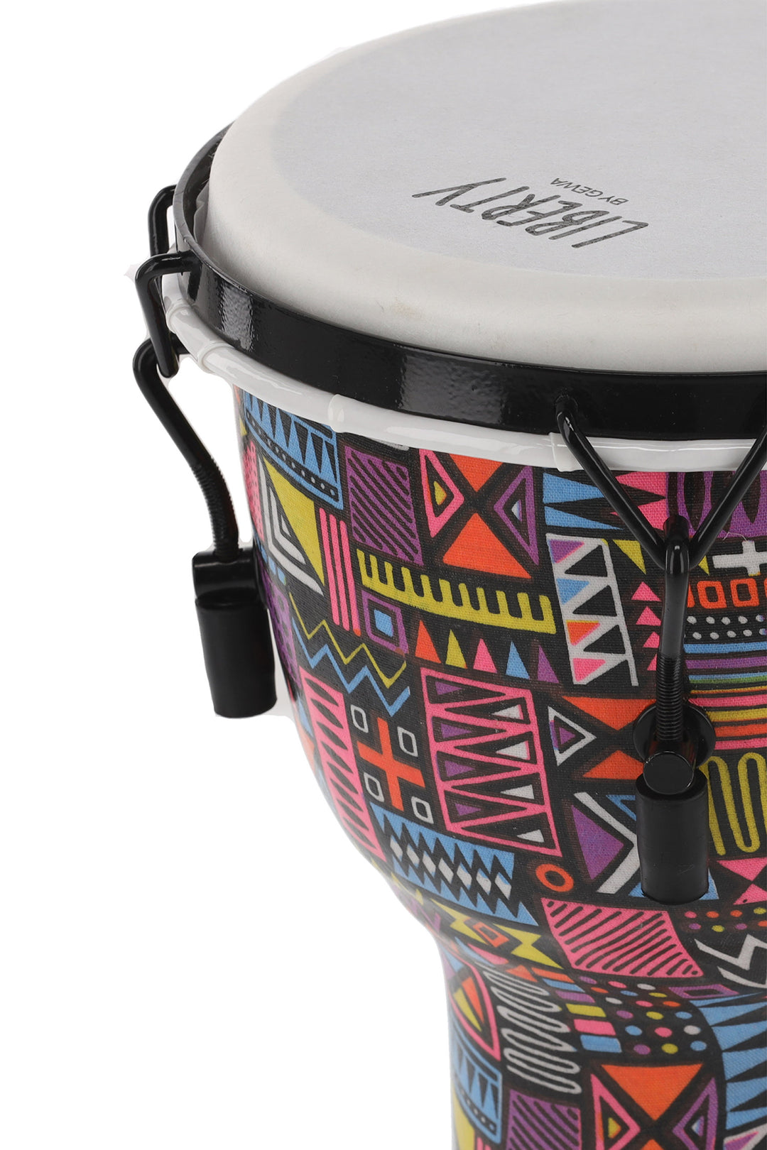 GEWA djembe Liberty Series mekanisk stemt - 8" Abstrakt