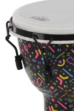 GEWA Djembé Liberty Series mekanisk stemt - 10" Crazy Neon