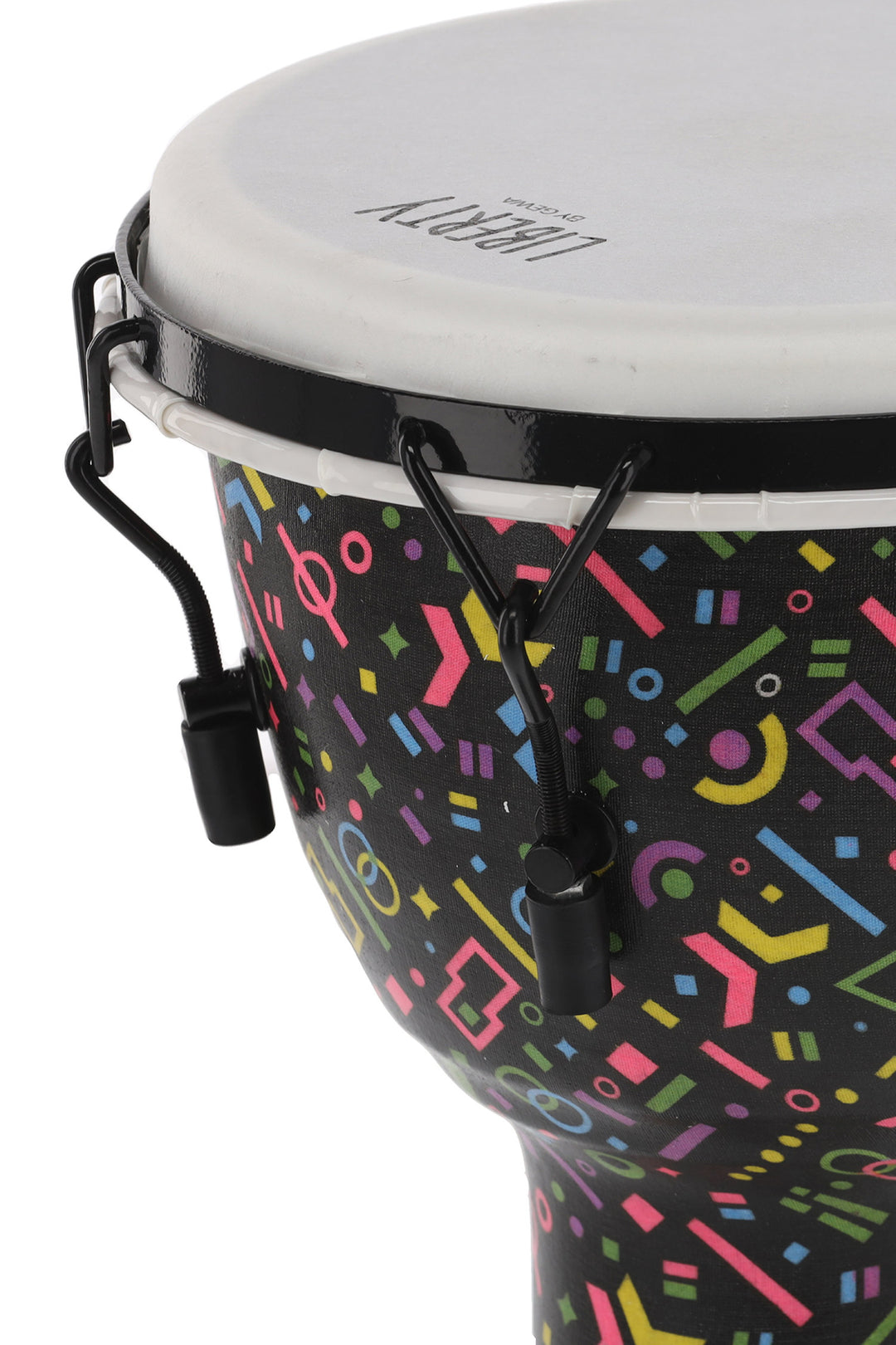 GEWA Djembé Liberty Series mekanisk stemt - 10" Crazy Neon