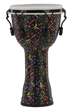 GEWA Djembé Liberty Series mekanisk stemt - 10" Crazy Neon