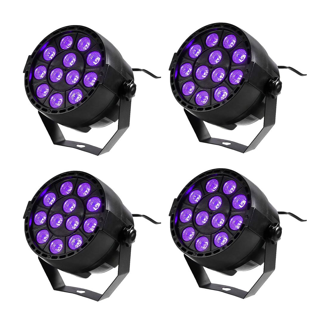 UV LED Spot (12x2W) 4 stk. pakke