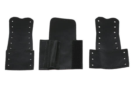 Leather Specialties basunbeskyttere i lær, Shires True-Bore TB47
