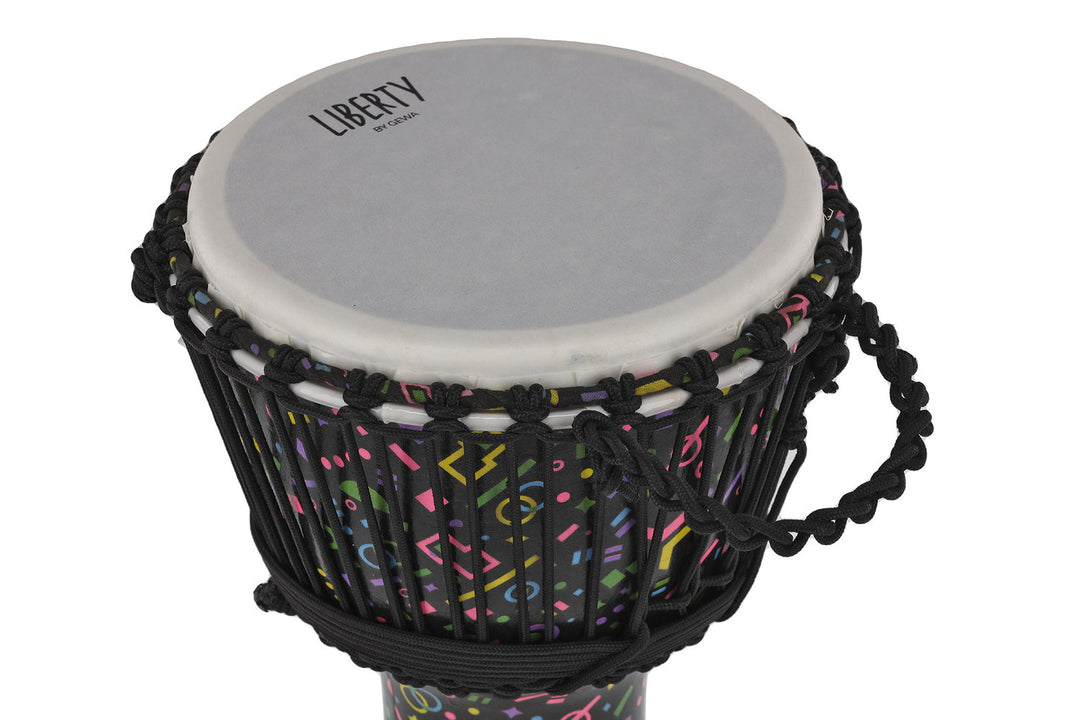 GEWA Djembé Liberty Series tau-stemt - 10" Crazy Neon