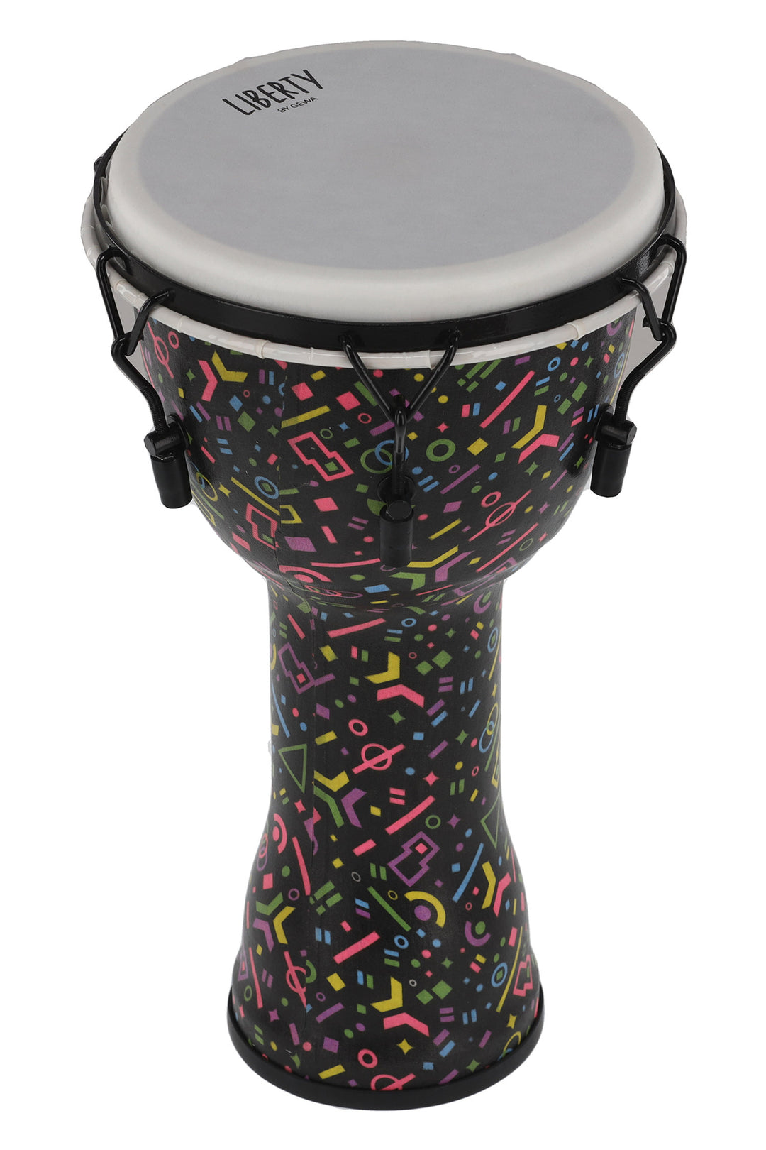 GEWA Djembé Liberty Series mekanisk stemt - 10" Crazy Neon