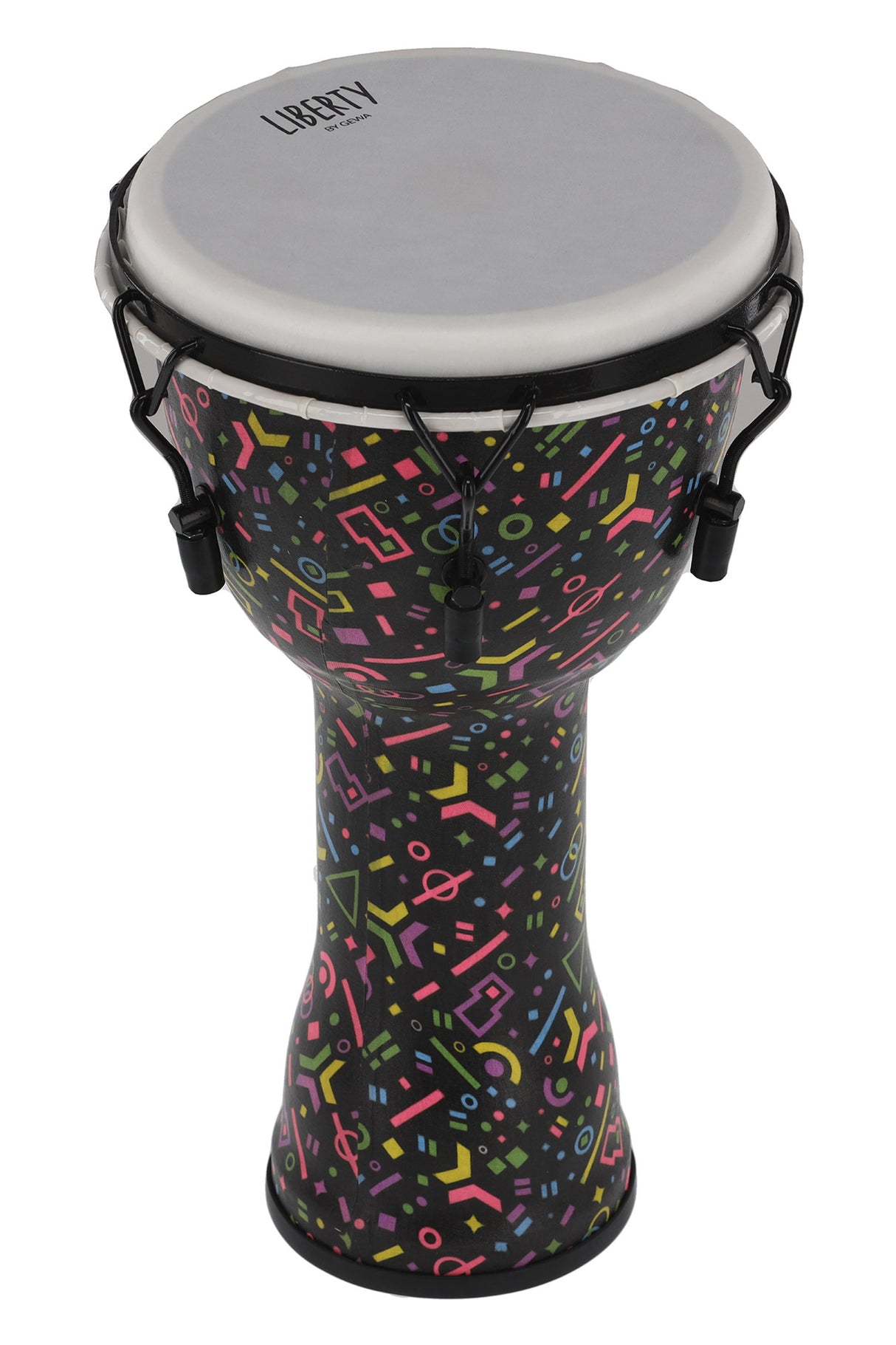 GEWA Djembé Liberty Series mekanisk stemt - 10" Crazy Neon