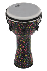 GEWA Djembé Liberty Series mekanisk stemt - 10" Crazy Neon