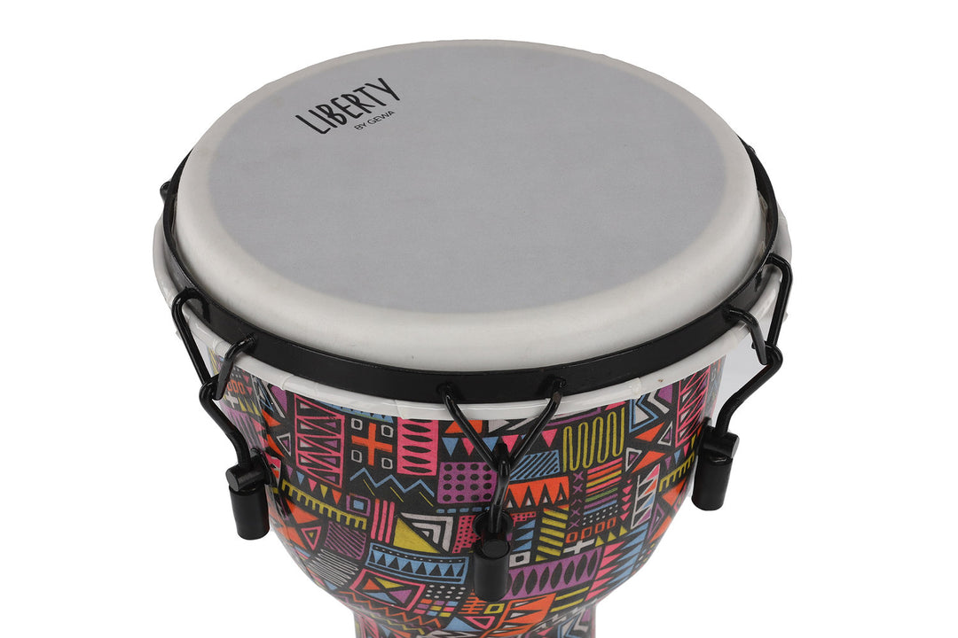 GEWA Djembé Liberty Series mekanisk stemt - 10" Abstract