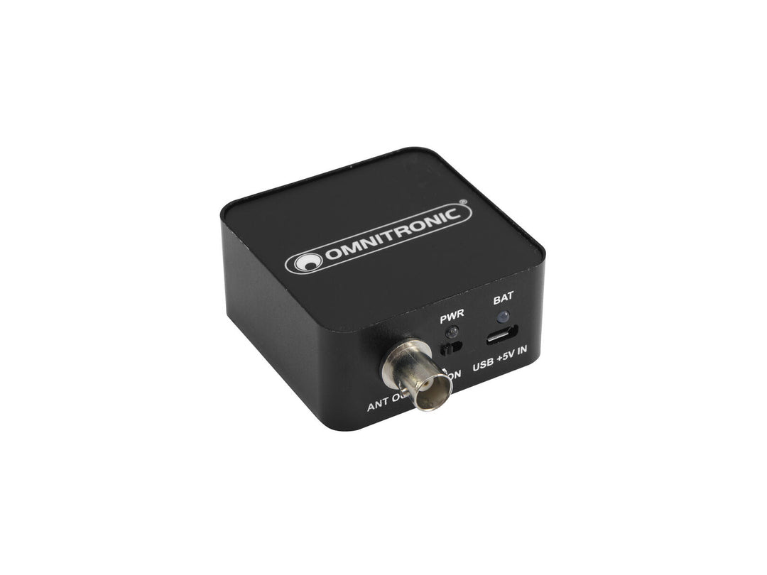 OMNITRONIC AAB-10 aktiv antenneforsterker, batteridrevet