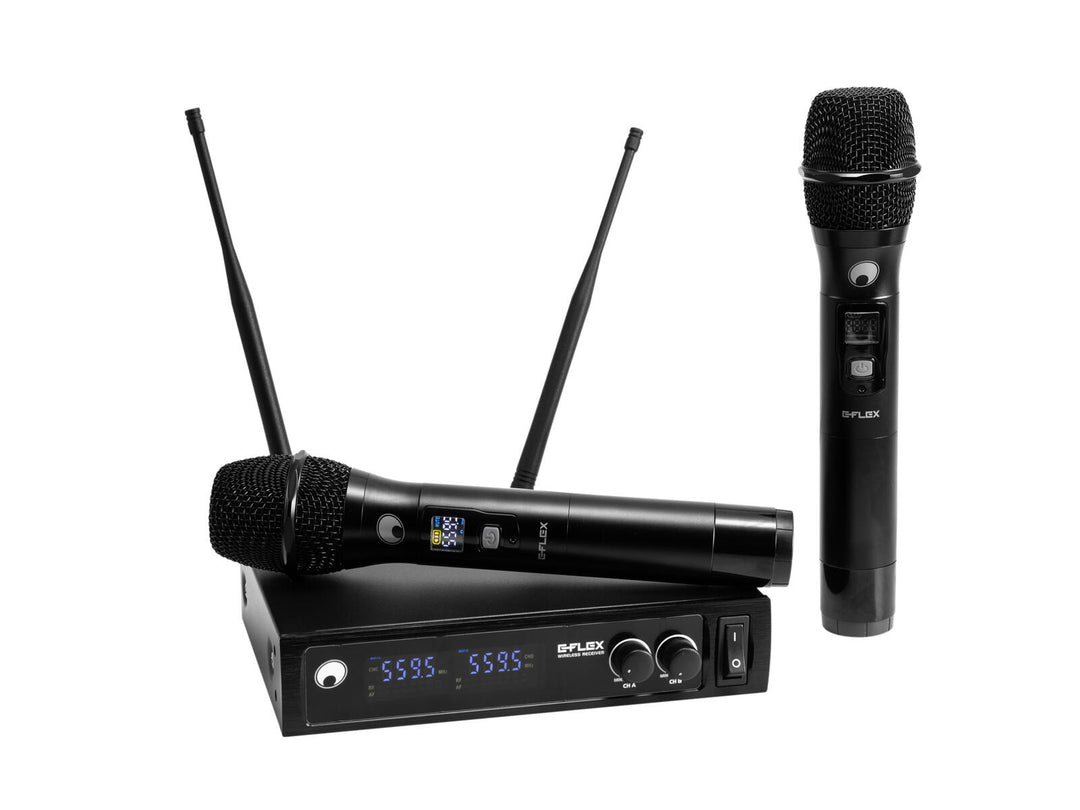 OMNITRONIC UHF E-FLEX 2, Trådløst Mic System 559-575 MHz