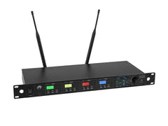 OMNITRONIC UHF-604 4-kanals trådløst mikrofonsystem 520-554 MHz