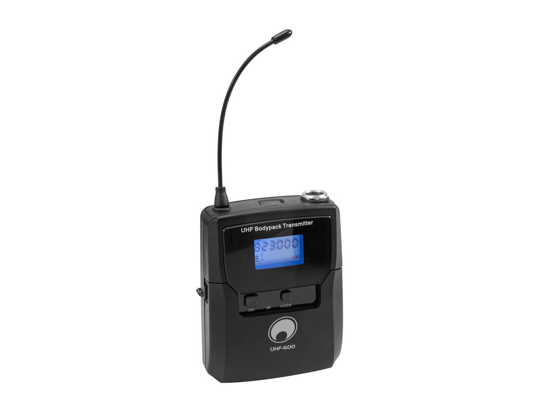OMNITRONIC UHF-600 Bodypack 823-832/863-865 MHz