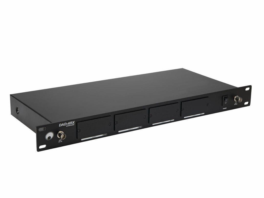 OMNITRONIC DAD-4RX 4-kanals mottakerhus for MOM/DAD-moduler