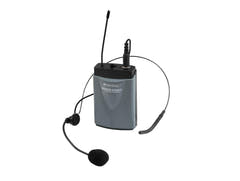 OMNITRONIC Set WAMS-65BT + bodypack-sender inkl. headset + batteri