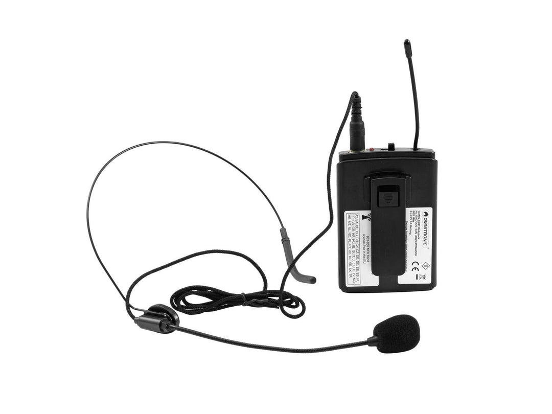 OMNITRONIC WAMS-65BT Bodypack Transmitter inkl. Headset