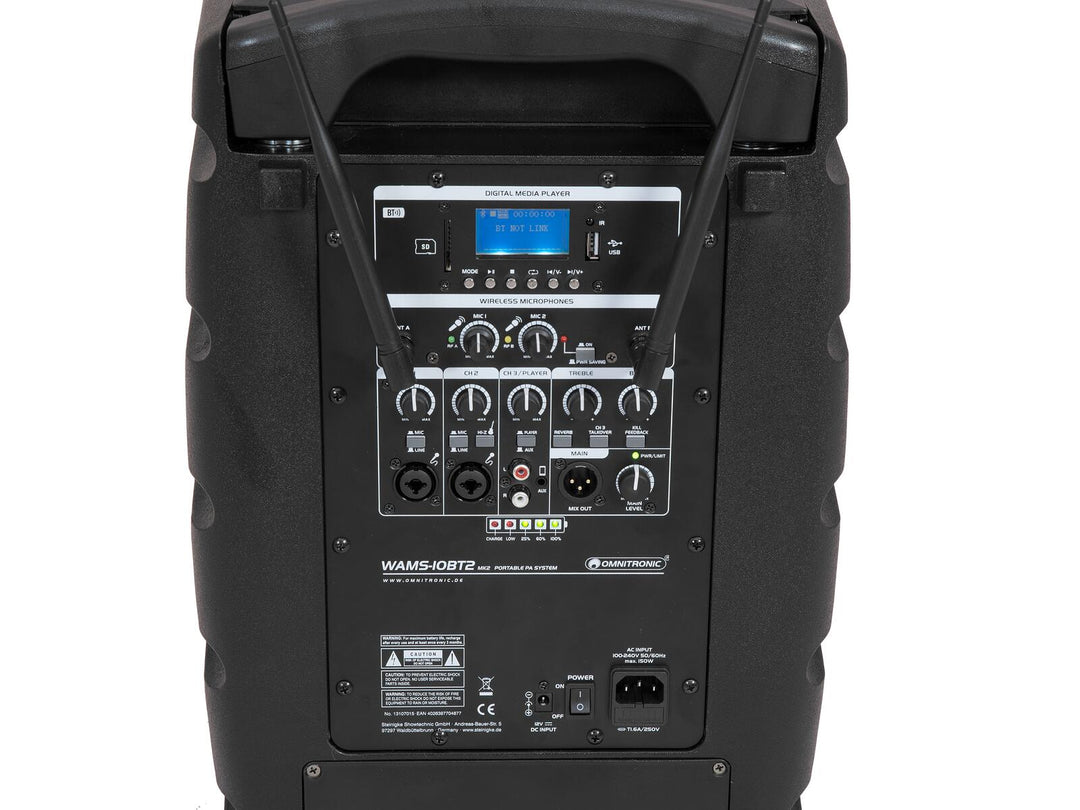 OMNITRONIC WAMS-10BT2 MK2 trådløst PA-system