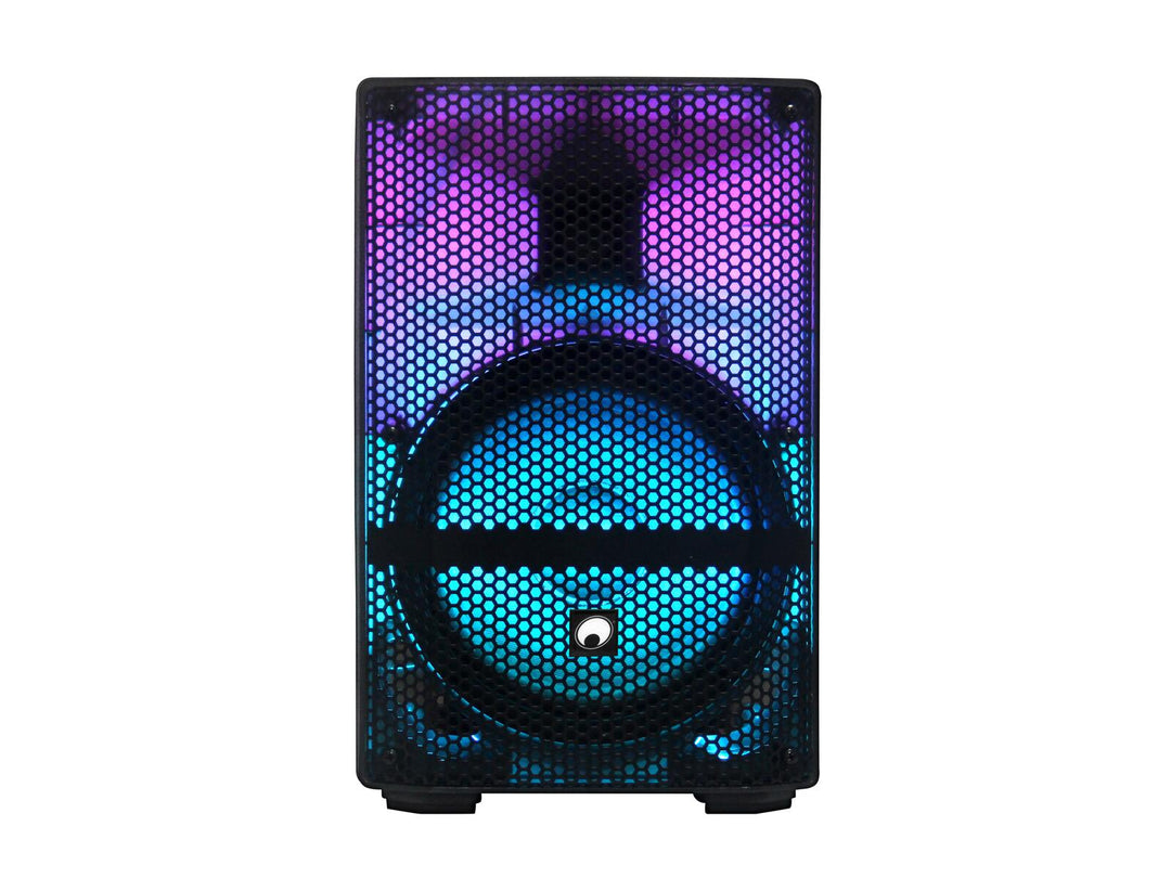 OMNITRONIC MSE-8+ batteridrevet Party-høyttaler med LED-effekter