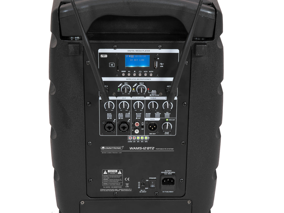 OMNITRONIC WAMS-12BT2 trådløst PA-system