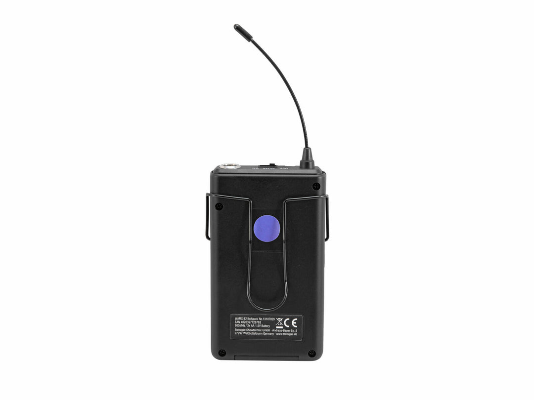 OMNITRONIC WAMS-12 bodypack inkl. headset 865 MHz
