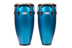 Toca Conga Synergy Wood Conga-sett – matt ocean blue (2300OB)