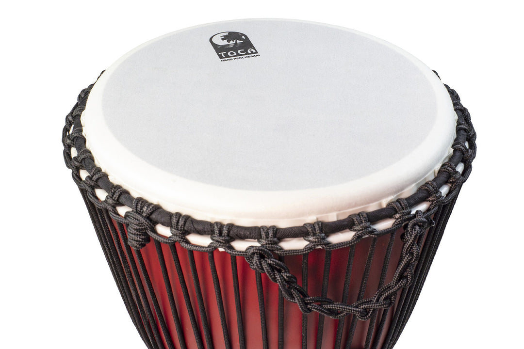 Toca Djembe Freestyle Rope Tuned – matt racing red (SFDJ-10RR)