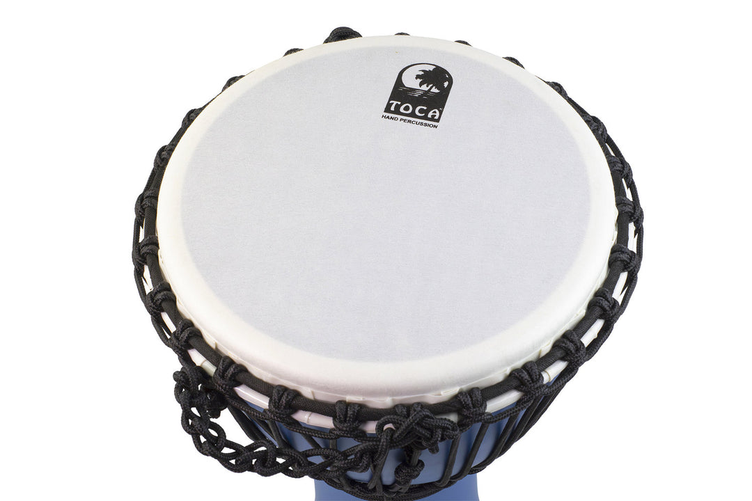 Toca Djembe Freestyle Rope Tuned – matt ocean blue (SFDJ-10OB)