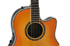 Ovation E-akustisk Gitarer Pro Series Custom Balladeer Deep Contour - Honey Burst (2762BL-HB-G)
