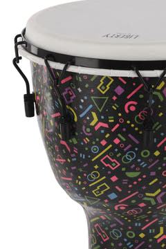 GEWA Djembé Liberty Series mekanisk stemt - 14" Crazy Neon