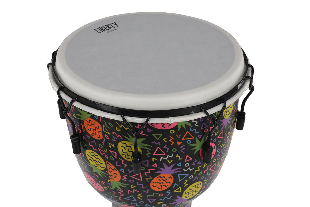 GEWA Djembé Liberty Series mekanisk stemt - 14" Pineapple