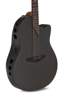 Adamas E-akustisk Gitarer 156SP-5-G Evolution-serien dyp cutaway - Natural Carbon Black (156SP-5-G)
