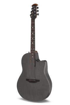 Adamas E-akustisk Gitarer 156SP-5-G Evolution-serien dyp cutaway - Natural Carbon Black (156SP-5-G)