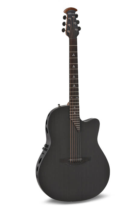 Adamas E-akustisk Gitarer 156SP-5-G Evolution-serien dyp cutaway - Natural Carbon Black (156SP-5-G)
