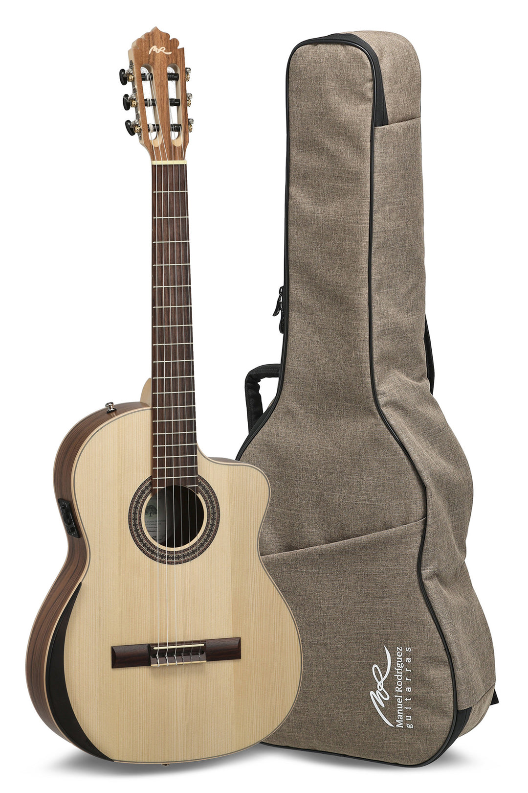 Manuel Rodriguez ECOLOGÍA-serien Samba elektroakustisk - E-Acoustic Samba Profundo (cutaway, truss rod)