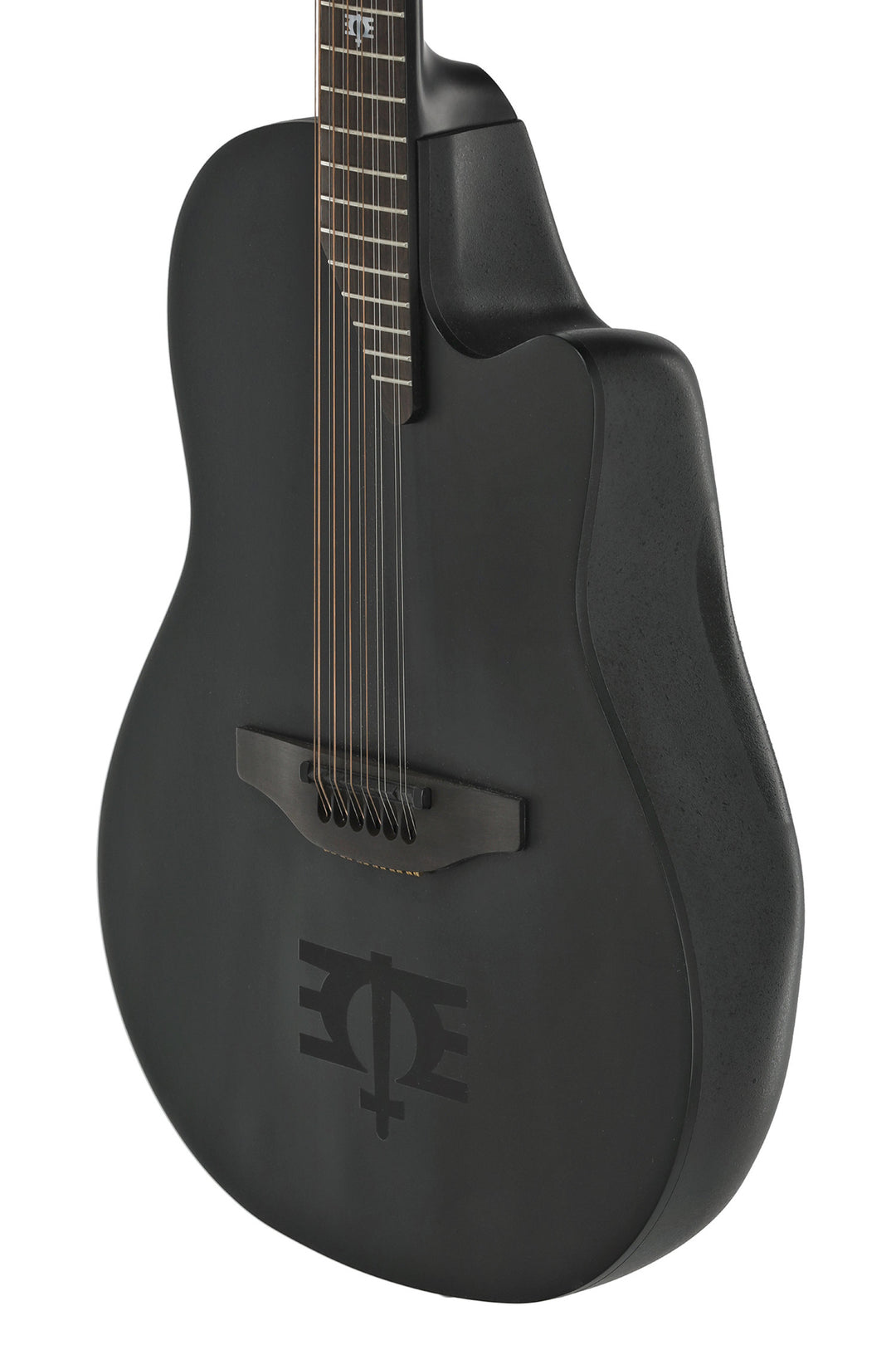 Adamas E-Acoustic Gitarer 1598-MEIII Melissa Etheridge Signature Mid Cutaway 12-string - Black Satin (1598-MEIII)