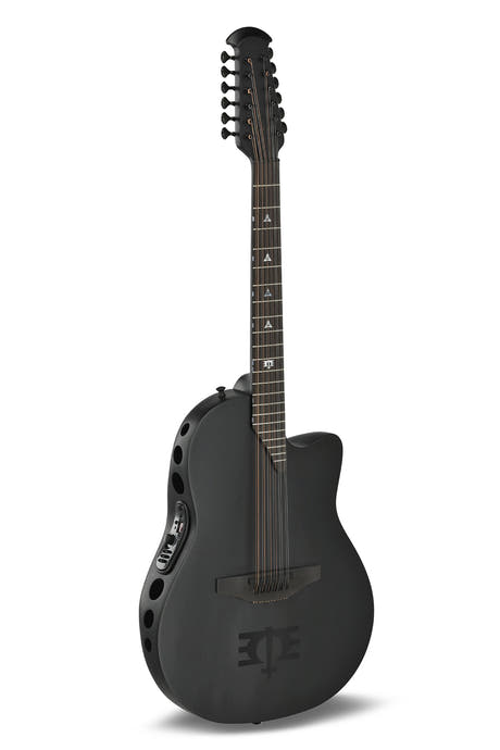 Adamas 1598-MEIII elakustisk gitar, Black Satin
