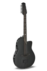 Adamas E-Acoustic Gitarer 1598-MEIII Melissa Etheridge Signature Mid Cutaway 12-string - Black Satin (1598-MEIII)