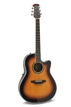 Ovation E-Acoustic Guitar Pro Series Custom Balladeer Deep Contour - Vintage Burst (2762BL-VB-G)