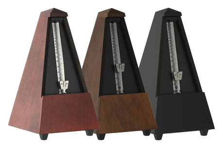 Wittner metronom i pyramideform - Mahognifarget. Høyglans 810