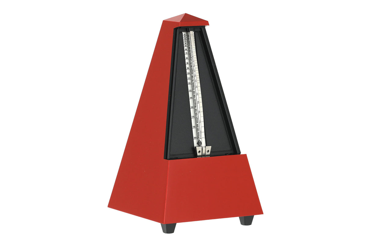 Wittner metronom pyramideform - mørkerød matt 845201