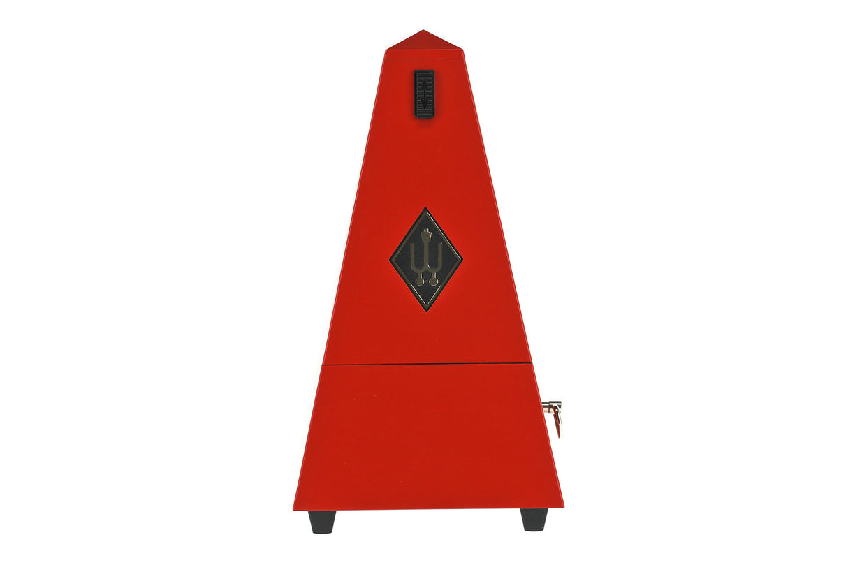 Wittner metronom pyramideform - mørkerød matt 845201