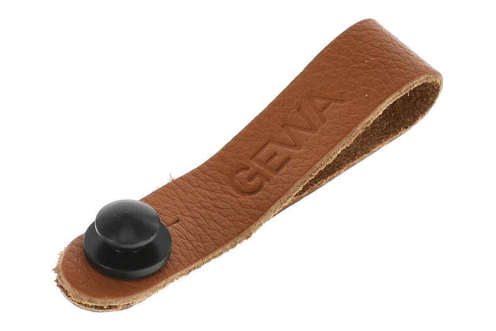GEWA Tie Strap løkke til gitarrem, lær, brun