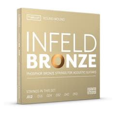 Thomastik-Infeld strenger for akustiske Gitarer Infeld Bronze - sett .012-.053 (IBR112T)