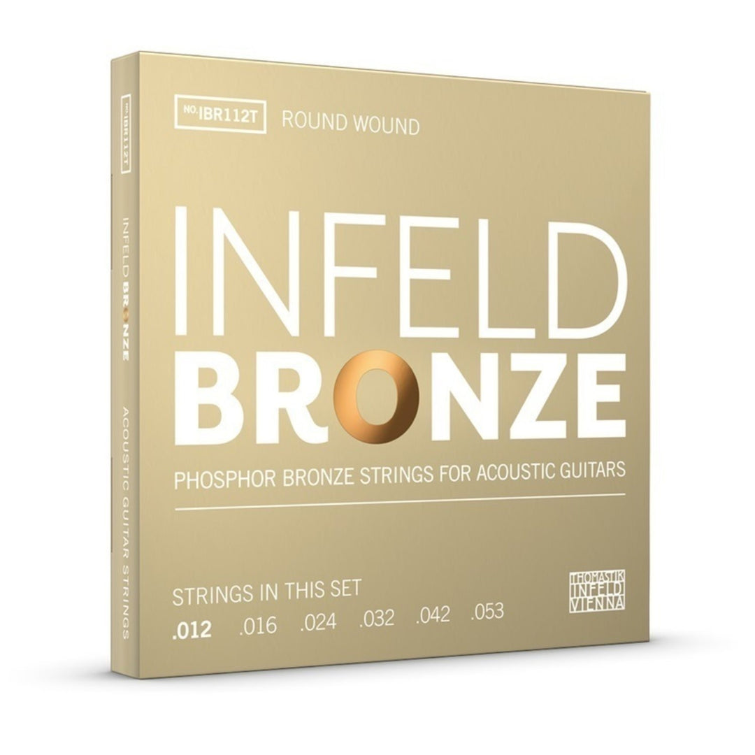 Thomastik-Infeld strenger for akustiske Gitarer Infeld Bronze - sett .012-.053 (IBR112T)