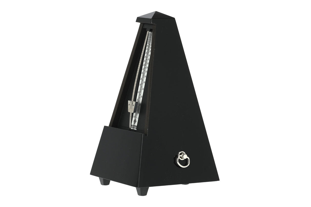 Wittner metronom i pyramideform - Svart høyglans 806
